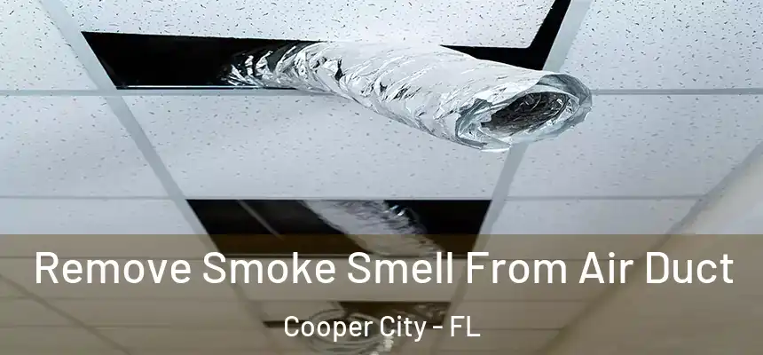 Remove Smoke Smell From Air Duct Cooper City - FL